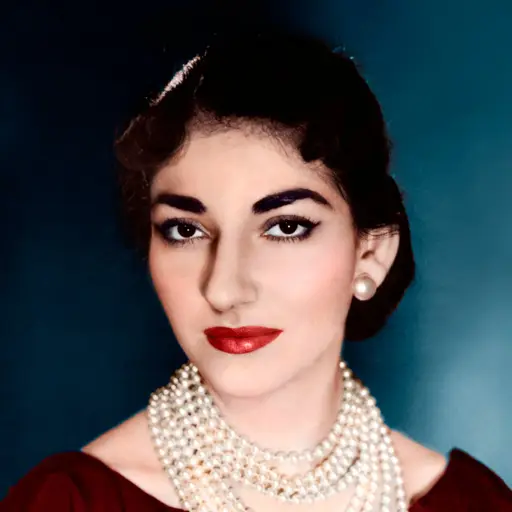 Maria Callas at Athens, Greece