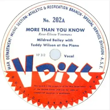 More Than You Know / Seven Come Eleven