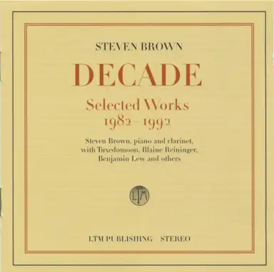 Decade (Selected Works 1982-1992)