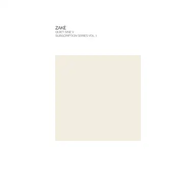 Quiet Sine 5, Subscription Series Vol. I