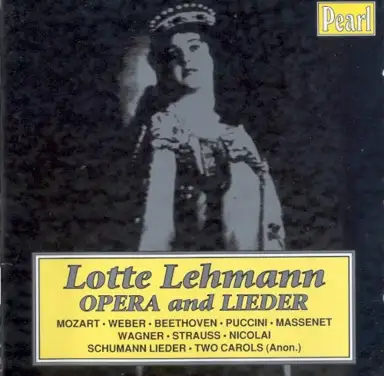 Opera and Lieder