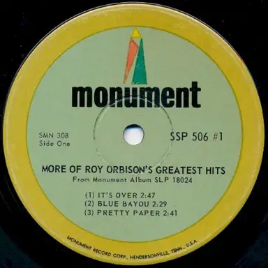 More of Roy Orbison’s Greatest Hits