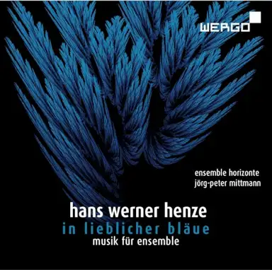 Kammermusik 1958 über die Hymne "In lieblicher Bläue" von Hölderlin für Tenor, Gitarre und acht Soloinstrumente