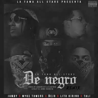De negro (remix)