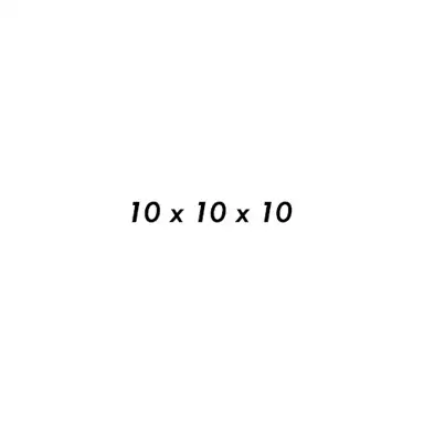 10 Cubed
