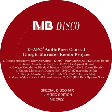 E=APC² Audio Porn Central (Giorgio Moroder Remix Project)