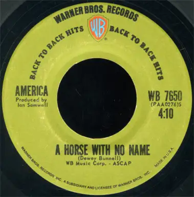 A Horse With No Name / I Need You