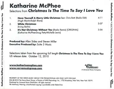 Selections From Christmas Is The Time To Say I Love You