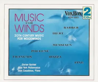Music for Winds: 20th Century Music for Woodwinds