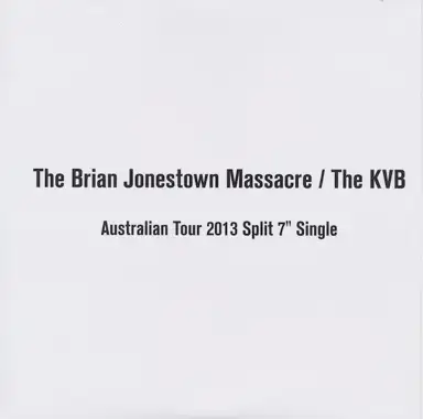 Australian Tour 2013 Split Single