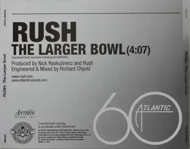 The Larger Bowl