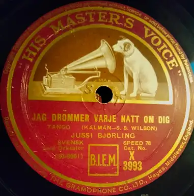Jag drömmer varje natt om dig / Slut dina ögon