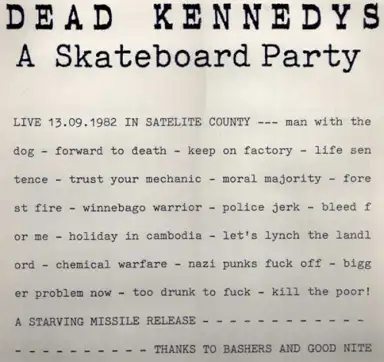 A Skateboard Party