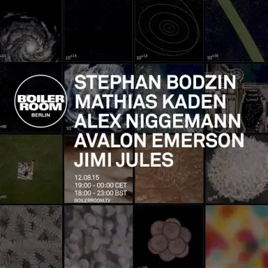 Boiler Room: Stephan Bodzin in Berlin, Aug 12, 2015