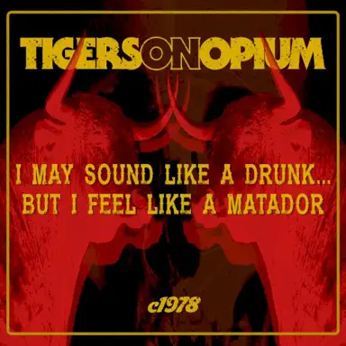 I May Sound Like a Drunk… but I Feel Like a Matador