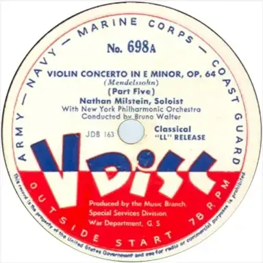 Violin Concerto in E minor, op. 64 / Gold and Silver Waltz