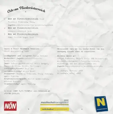 Ode an Niederösterreich