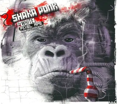 The White Pixel Ape (Smoking Isolate to Keep in Shape)