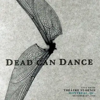 Live from Théâtre St‐Denis, Montreal, QC. October 4th, 2005