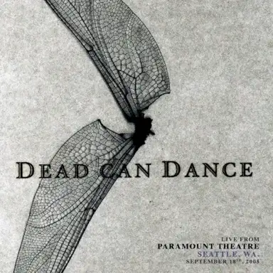 Live from Paramount Theatre, Seattle, WA. September 18th, 2005