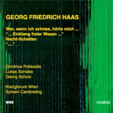 Wer, wenn ich schriee, hörte mich ... / "... Einklang freier Wesen ..." / Nacht-Schatten / "..."