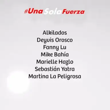 Una sola fuerza