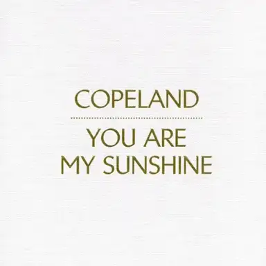 You Are My Sunshine