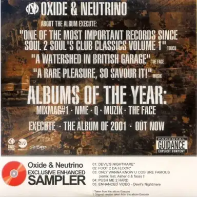 Oxide & Neutrino Exclusive Enhanced Sampler