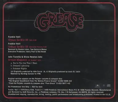 Grease Re-Mix 98 / The Grease Megamix