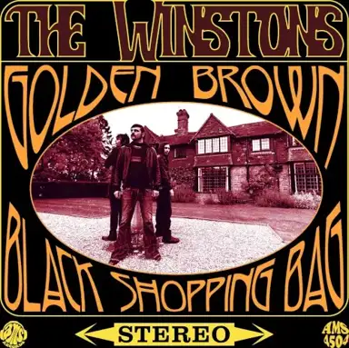 Golden Brown / Black Shopping Bag