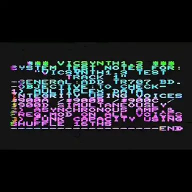 Vicsynth1.3 Test Track 1