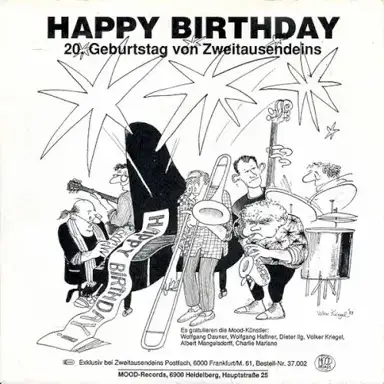 Happy Birthday: 20. Geburtstag von Zweitausendeins