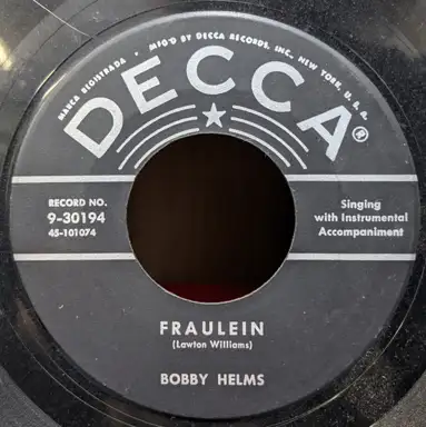 Fraulein / (Got a) Heartsick Feeling