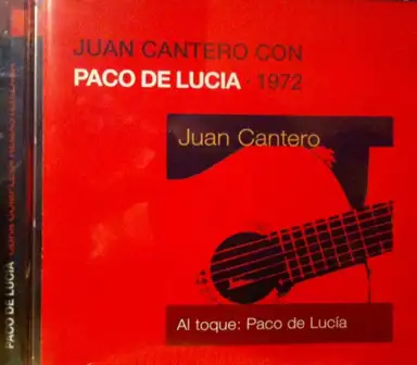 Juan Cantero con Paco de Lucía