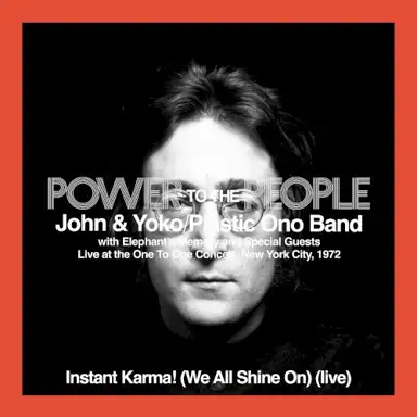 Instant Karma! (We All Shine on) (live at the One to One Concert, Afternoon Show)
