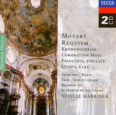 Requiem / Krönungsmesse / Coronation Mass / Exsultate, jubilate / Litany K. 195