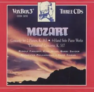 Concerto for 2 Pianos, K. 365 / 4-Hand Solo Piano Works / "Coronation" Concerto, K. 537