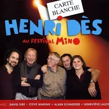 Carte Blanche à Henri Dès au Festival Mino