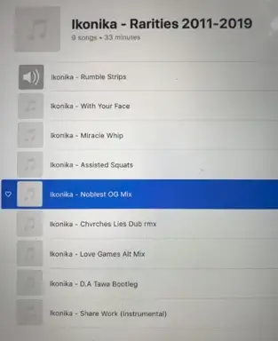 Rarities Vol1 (2011-2019)