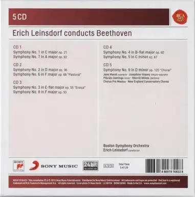 Symphonies nos. 1–9