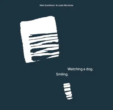 Watching a Dog. Smiling