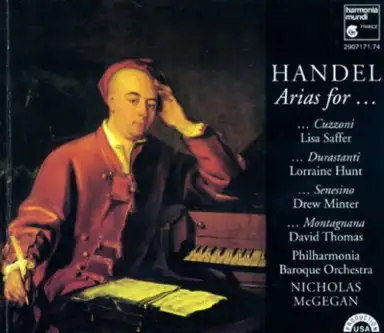 Arias for Cuzzoni, Durastanti, Senesino, Montagnana