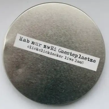 Hab nur zwei Gästeplätze
