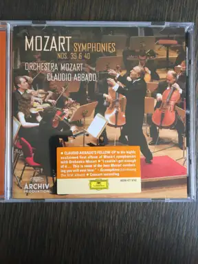 Symphonies no. 39 & 40