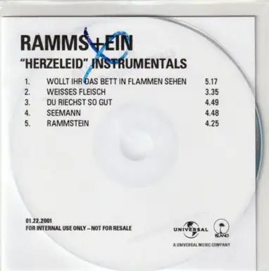 "Herzeleid" Instrumentals