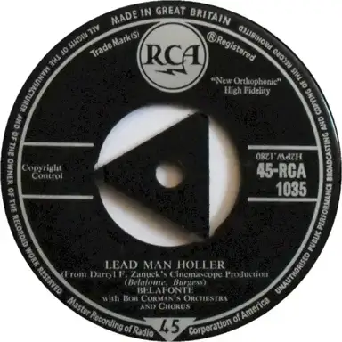 Lead Man Holler / Haiti Cherie