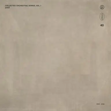 Collected Orchestral Works, Vol. I