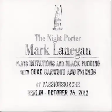 The Night Porter: Plays Imitations and Black Pudding