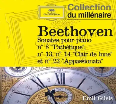 Sonates pour piano n°8 "Pathétique" n°13, n°14 "Clair de lune" et n°23 "Appassionata"