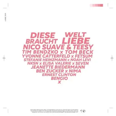Diese Welt braucht Liebe